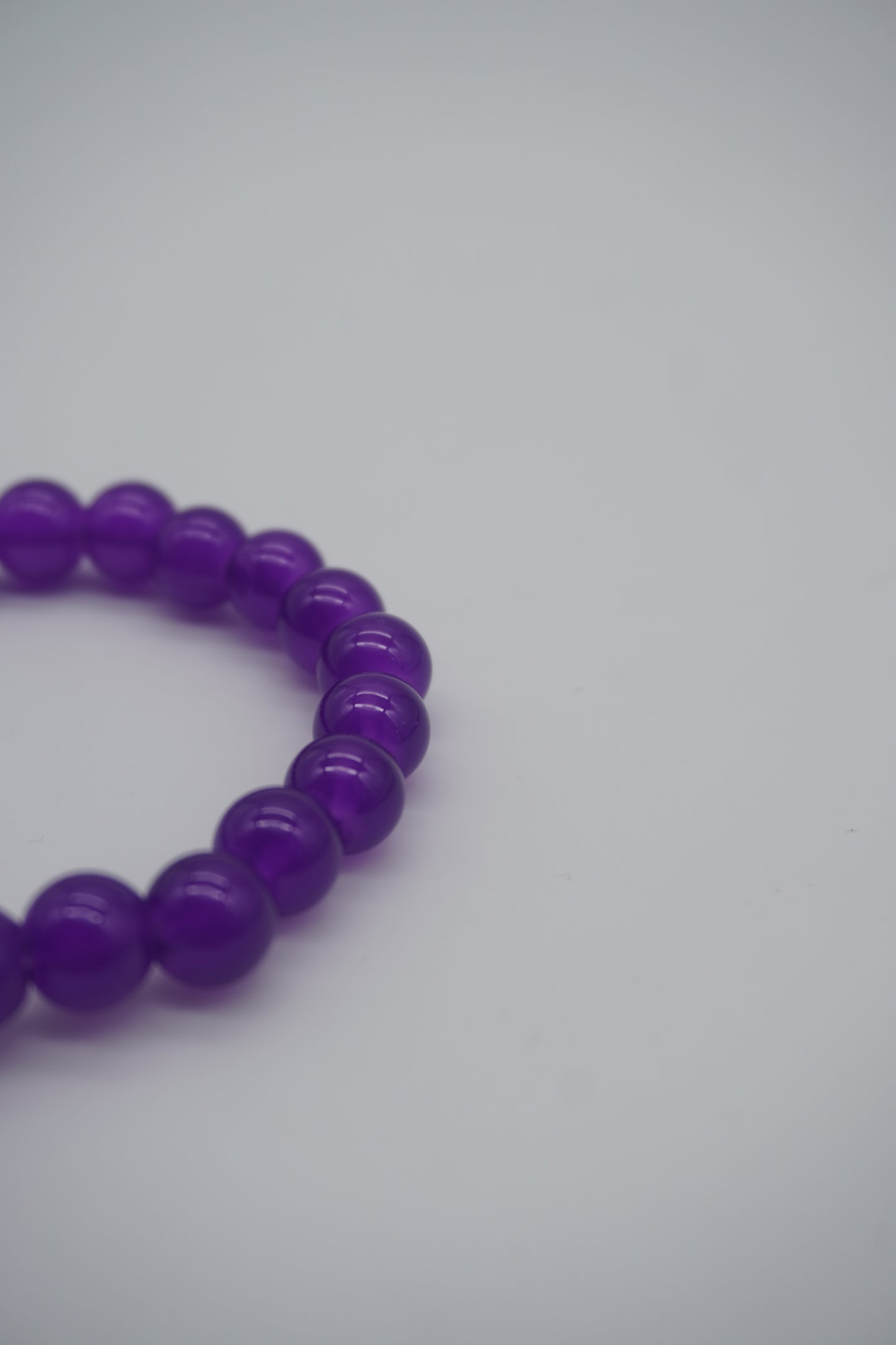 Bracciale in Ametista Viola Intenso