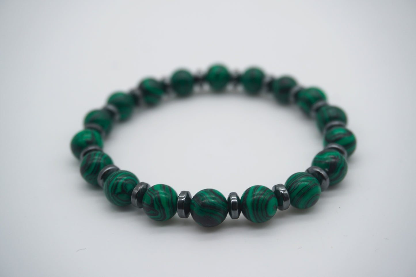 Bracciale in Malachite – Equilibrio e Raffinatezza