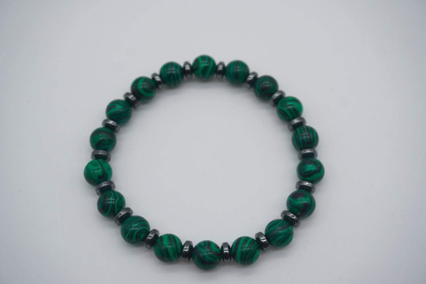 Bracciale in Malachite – Equilibrio e Raffinatezza