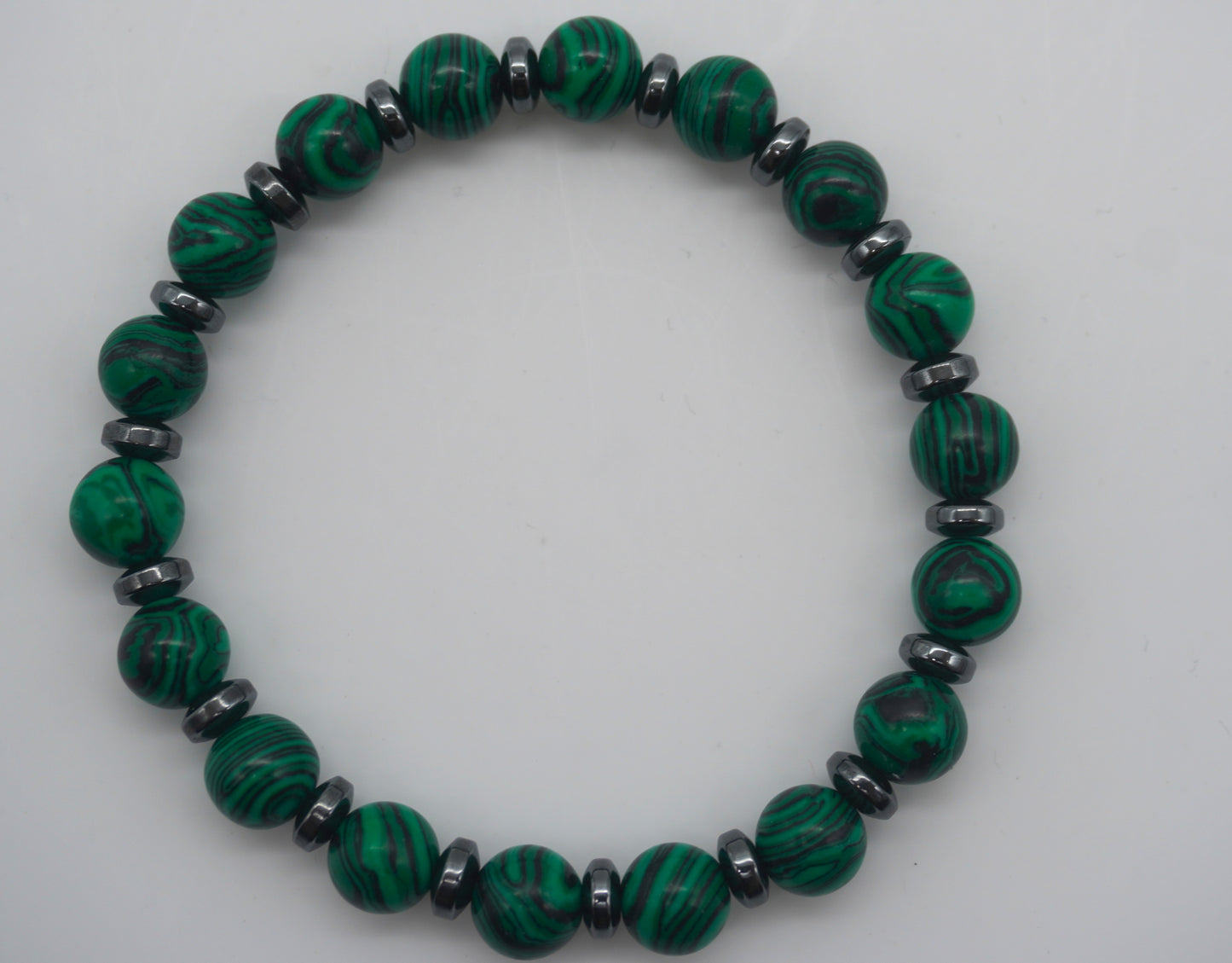 Bracciale in Malachite – Equilibrio e Raffinatezza