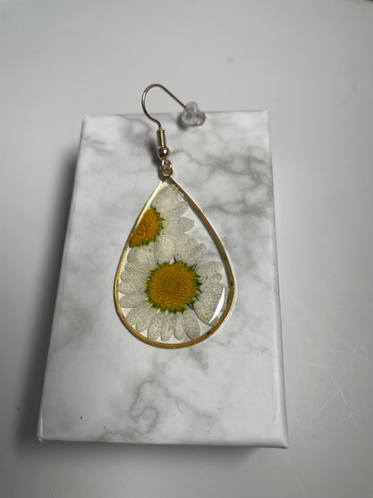 Orecchini con fiori essiccati #2