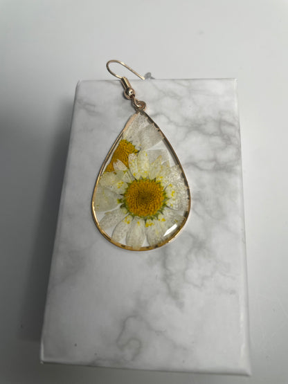 Orecchini con fiori essiccati #2