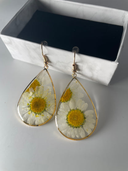 Orecchini con fiori essiccati #2