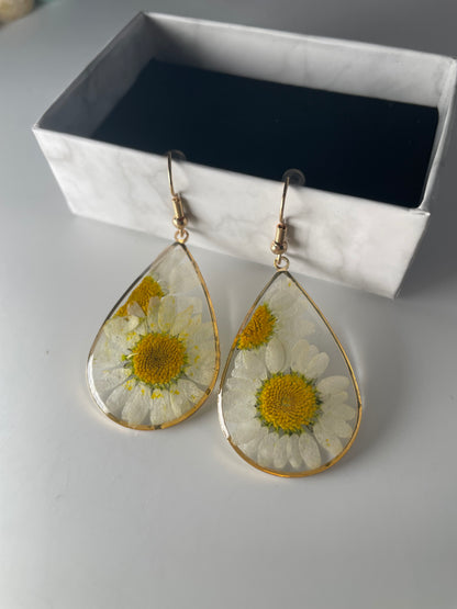 Orecchini con fiori essiccati #2