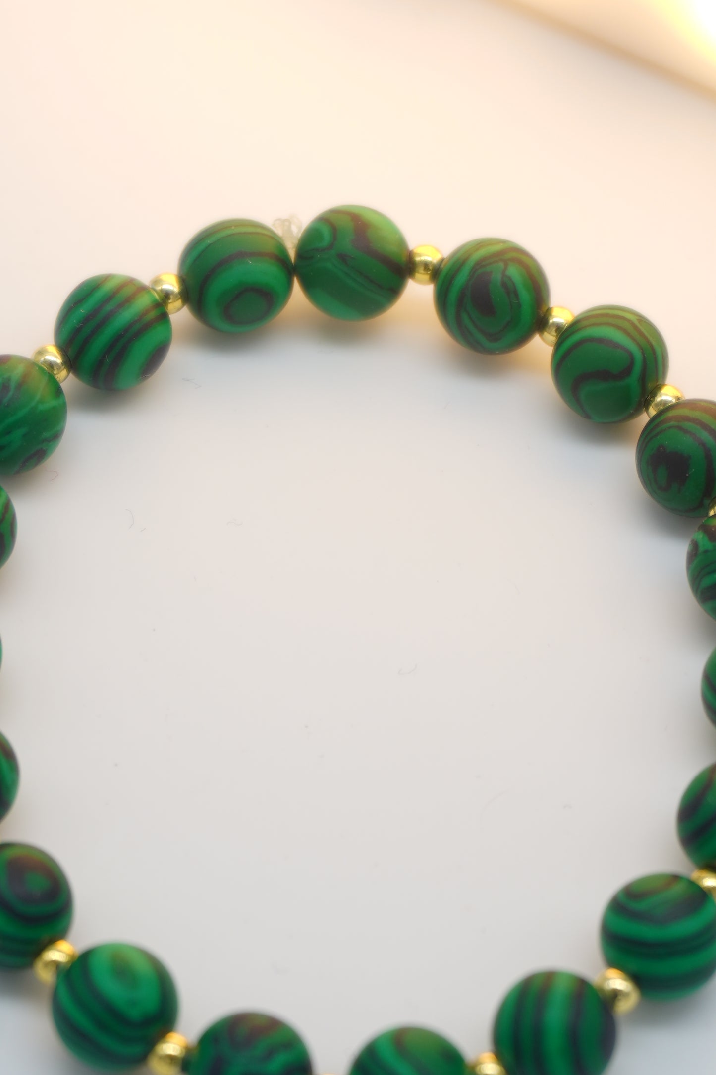 Bracciale in Malachite naturale – Energia protettiva e trasformazione interiore