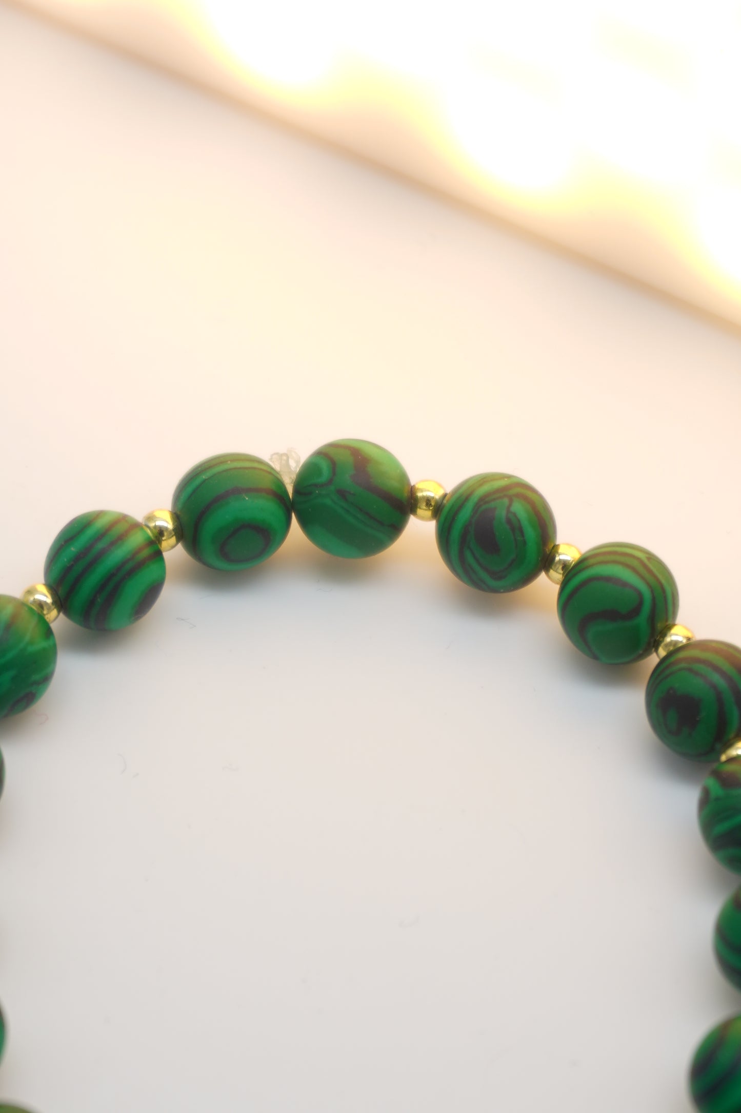 Bracciale in Malachite naturale – Energia protettiva e trasformazione interiore