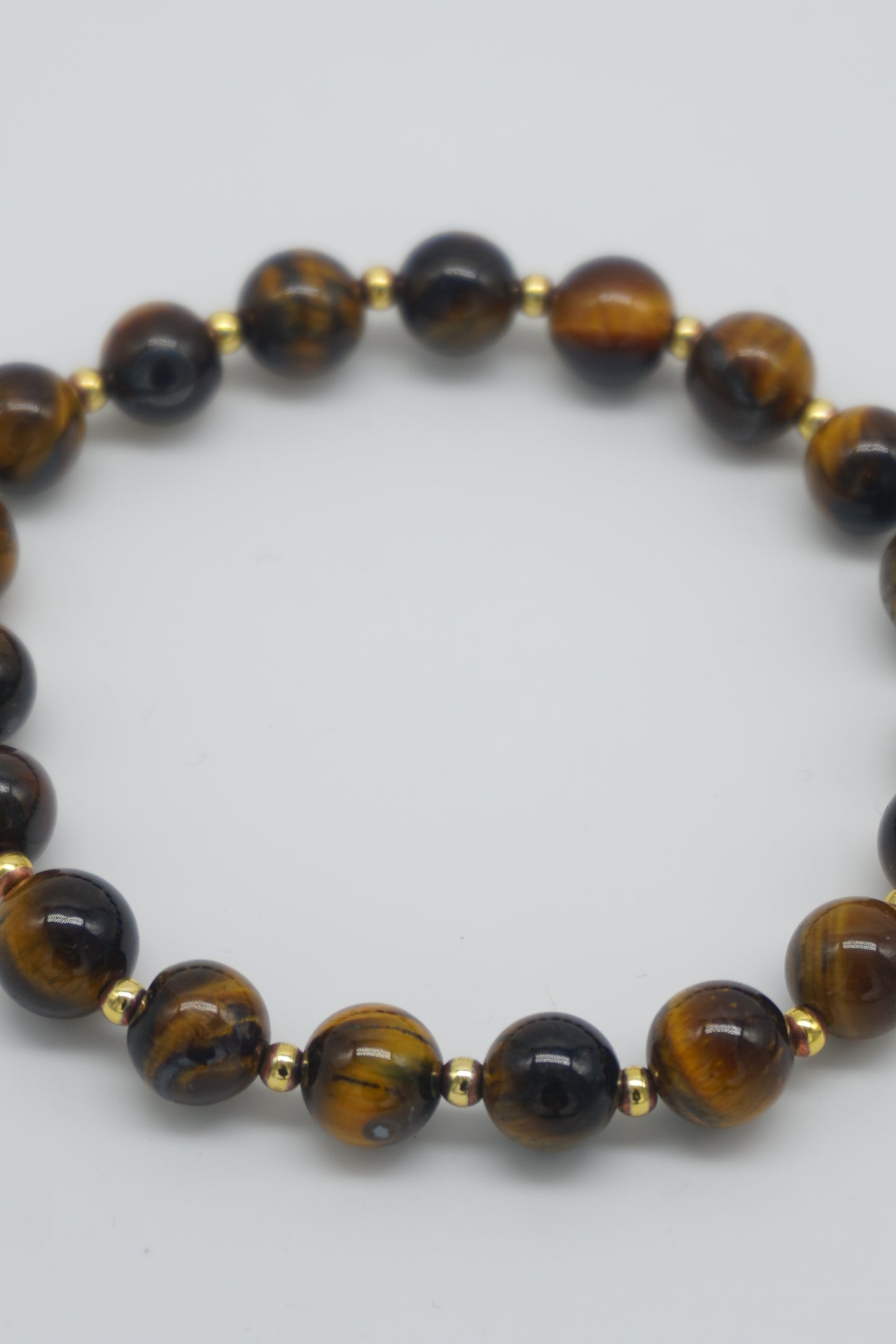 Bracciale in Occhio di Tigre naturale – Protezione, forza e concentrazione