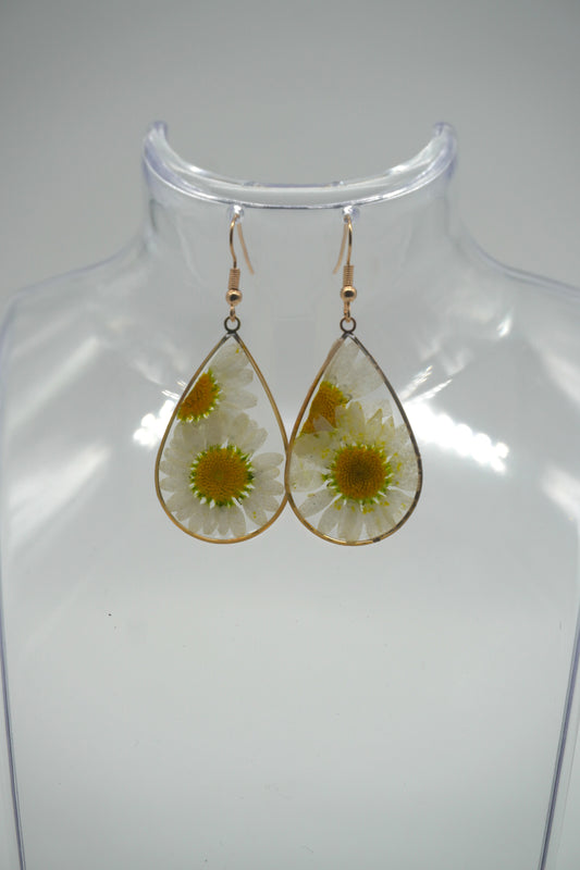 Orecchini con fiori essiccati #2