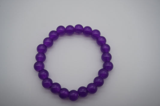 Bracciale in Ametista Viola Intenso