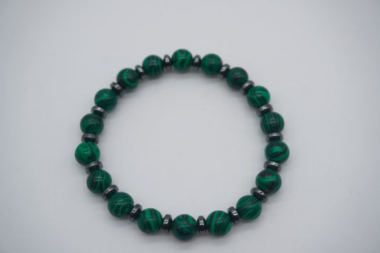 Bracciale in Malachite – Equilibrio e Raffinatezza