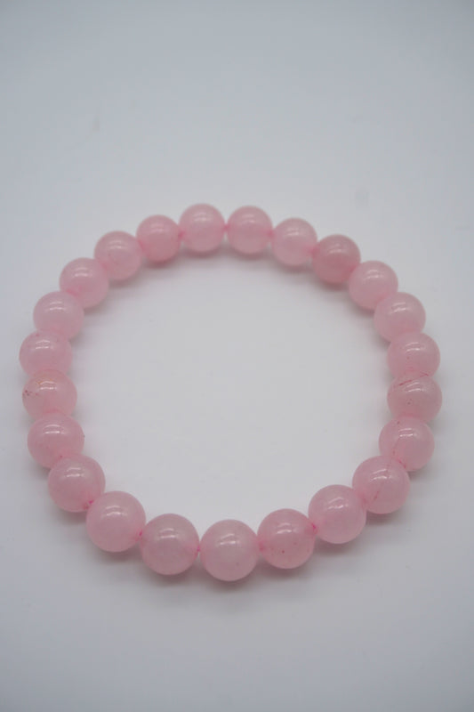 Bracciale in Quarzo Rosa – Energia di Amore e Armonia